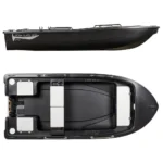 Rigiflex Aqua Black Bass 370 Aerial Top & Side