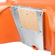 Rigiflex 400 Galvanised Transom Plate Stern View