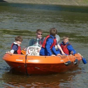 1st Molesley Sea Scouts Looking Cool & Enjoying The Water In A Rigiflex New Matic 400